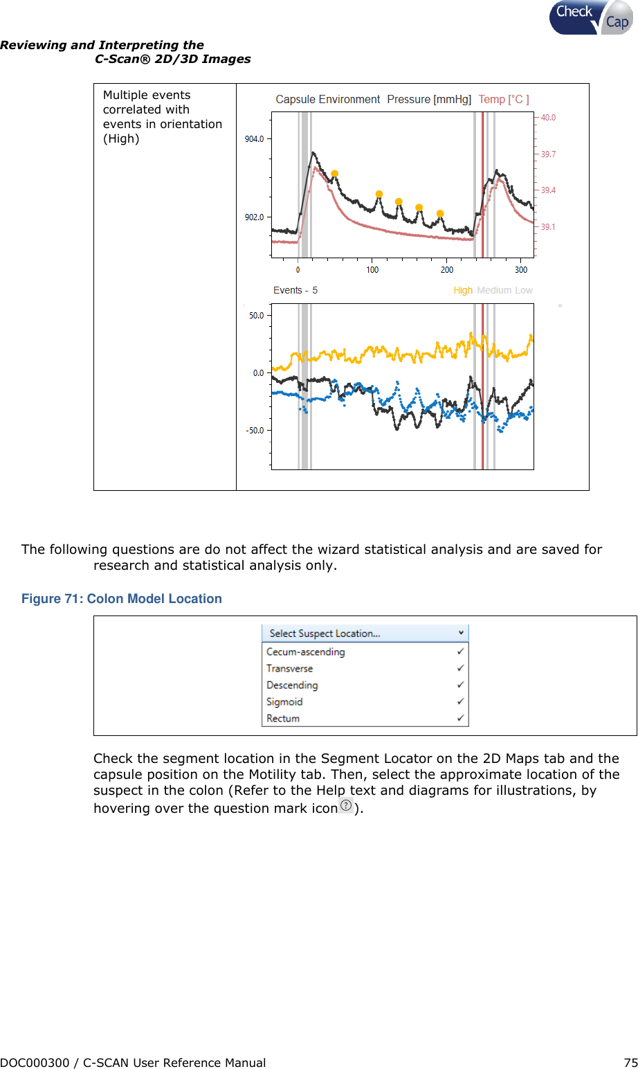 Page 75 of Check Cap TRACK10007605 C-Scan track transceiver User Manual Title