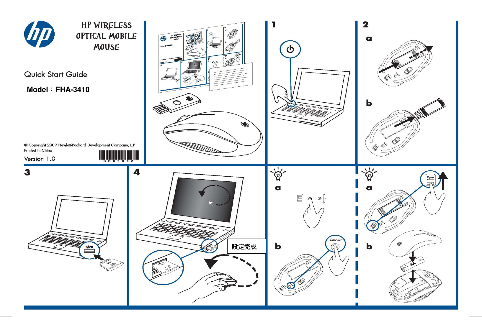  Model：：：：FHA-3410   設定完成設定完成設定完成設定完成         