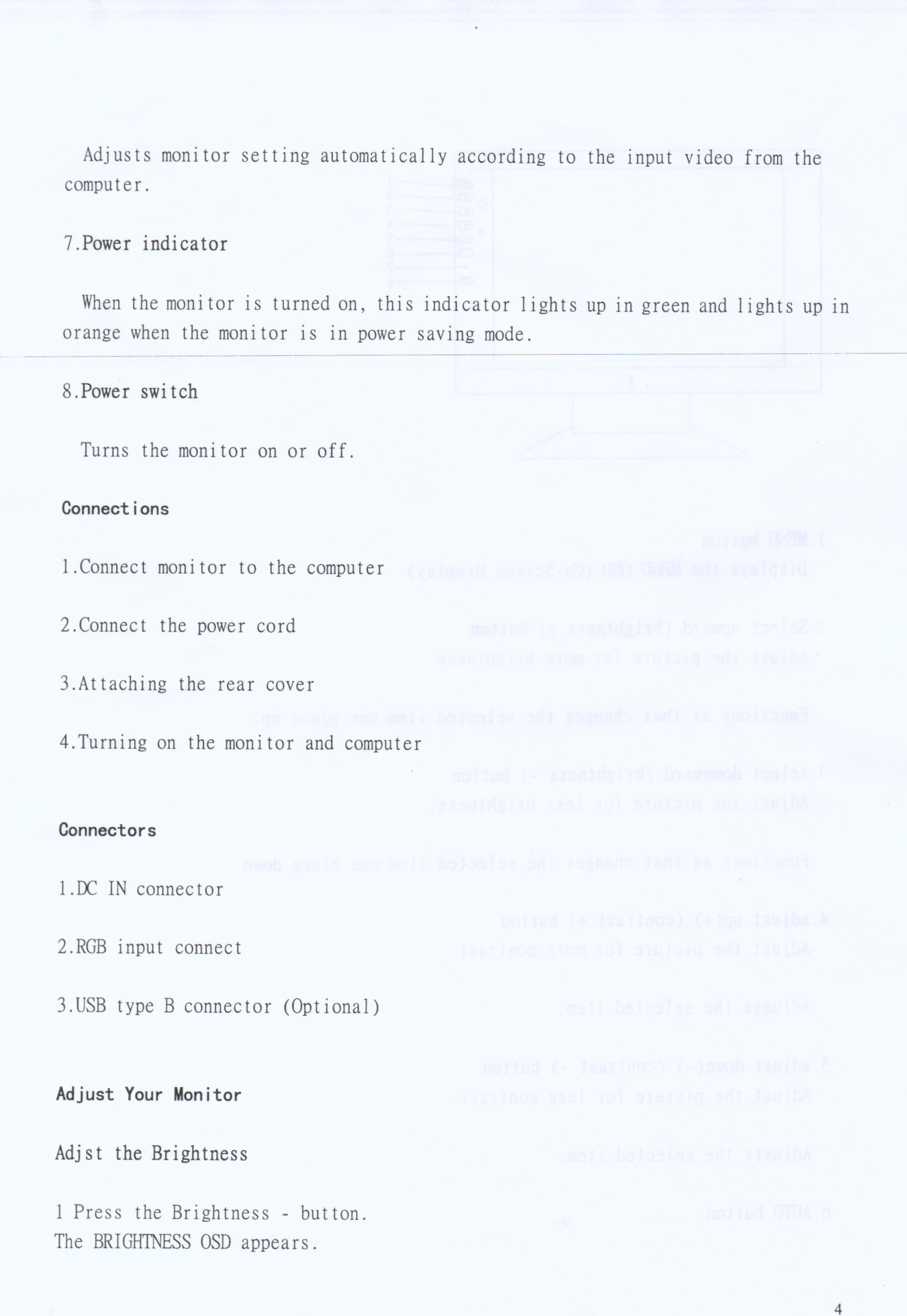 15'' LCD MONITOR User Manual