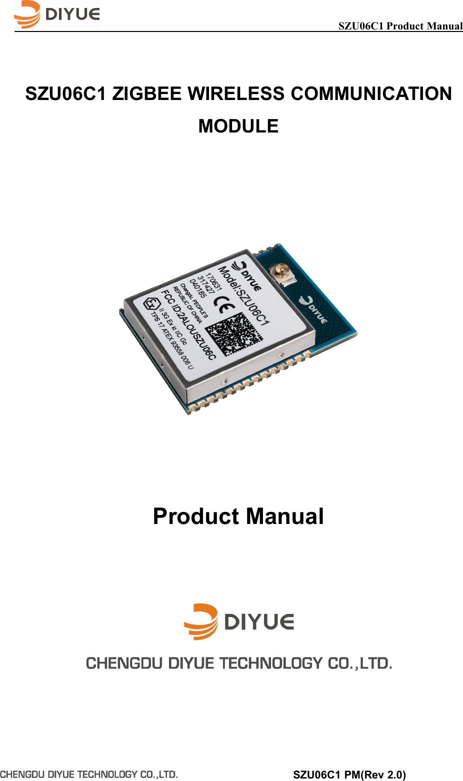 Chengdu Diyue Technology SZU06C ZigBee wireless communication module ...