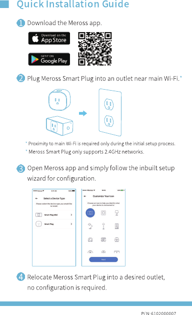 Page 2 of Chengdu Meross Technology MSS310 Smart Wi-Fi Plug With Energy Monitor User Manual               US QIG17 11 1