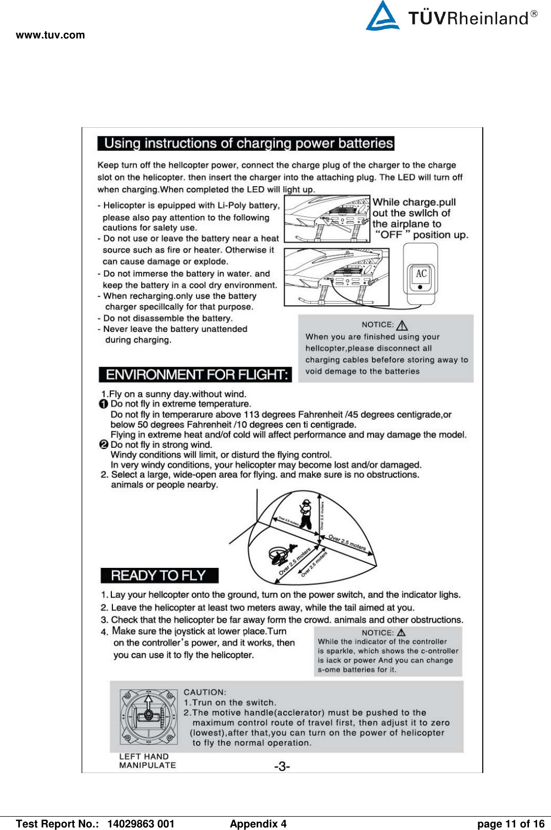 www.tuv.com   Test Report No.:  14029863 001  Appendix 4  page 11 of 16   
