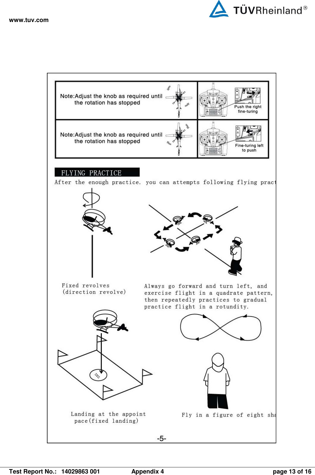 www.tuv.com   Test Report No.:  14029863 001  Appendix 4  page 13 of 16   