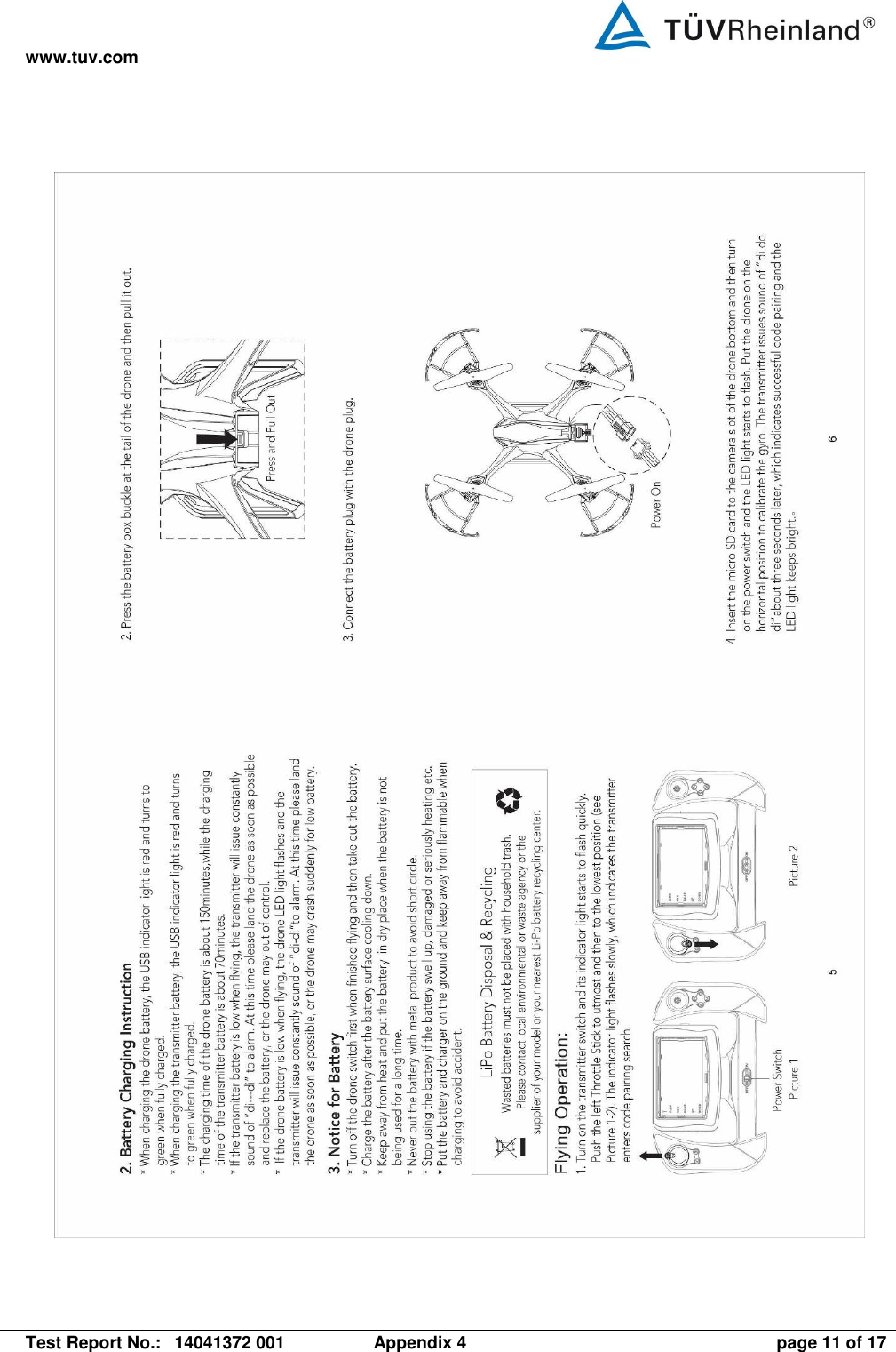 www.tuv.com   Test Report No.:  14041372 001  Appendix 4  page 11 of 17  