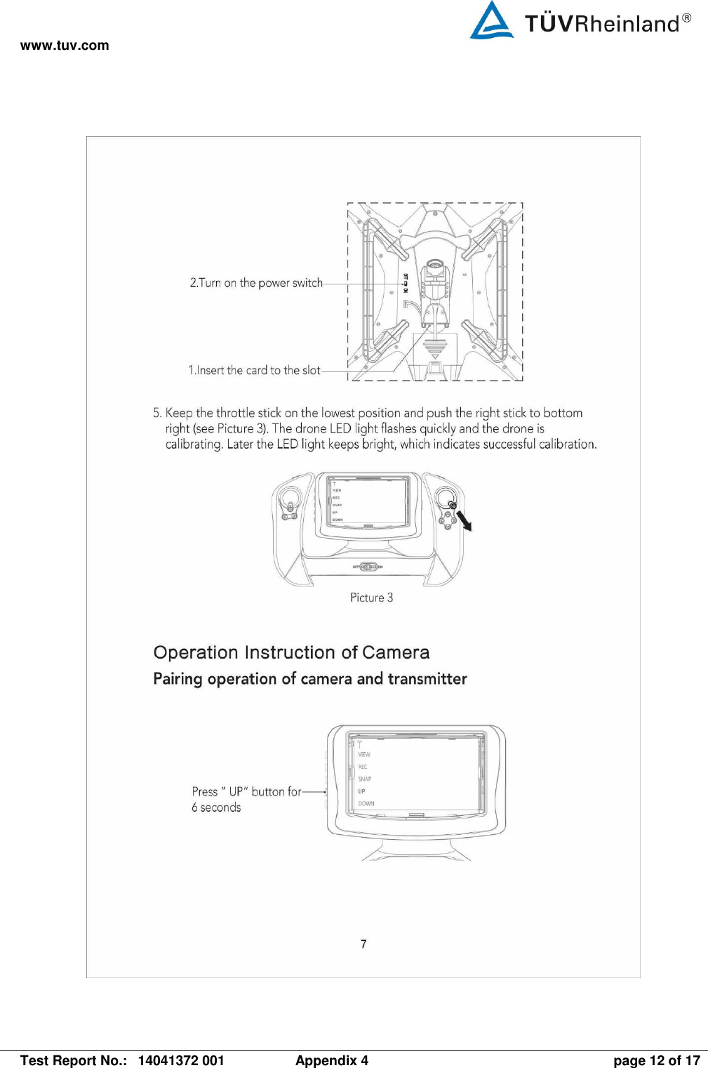 www.tuv.com   Test Report No.:  14041372 001  Appendix 4  page 12 of 17  