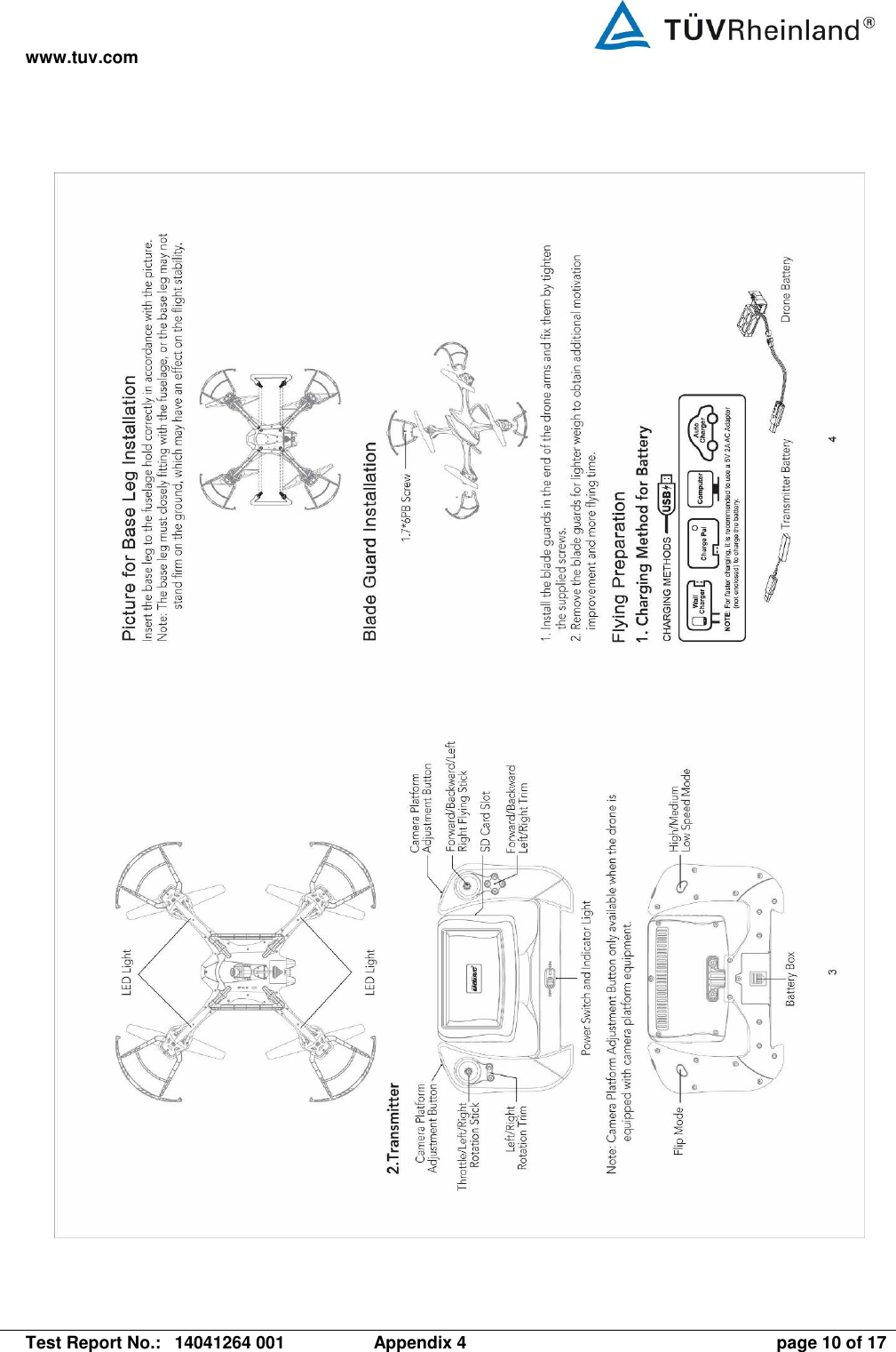 www.tuv.com   Test Report No.:  14041264 001  Appendix 4  page 10 of 17  