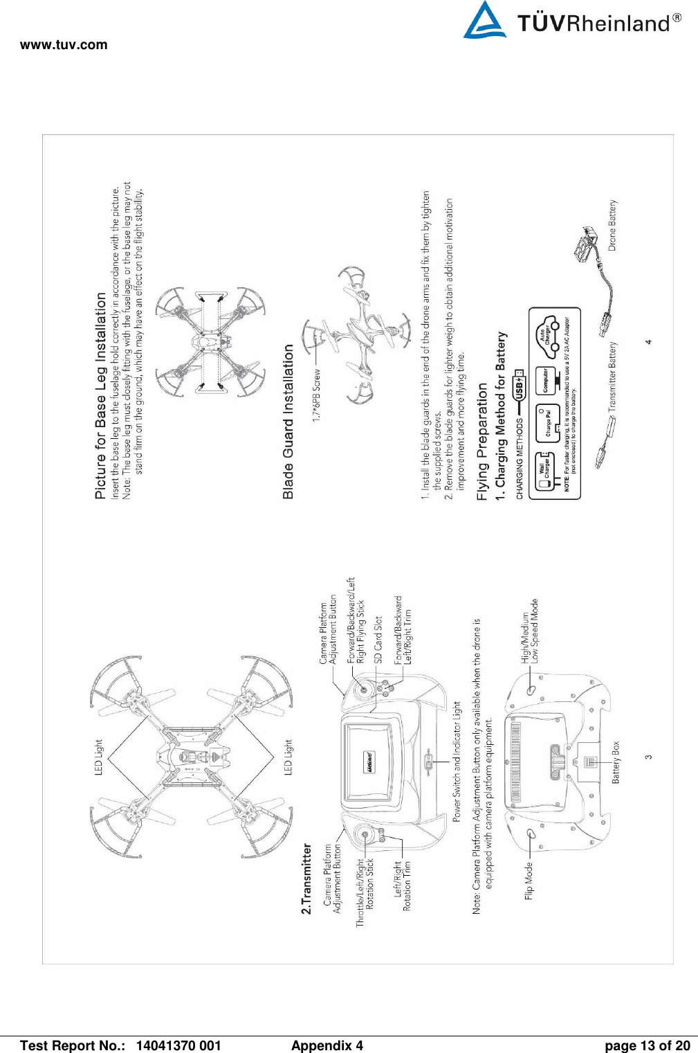 www.tuv.com   Test Report No.:  14041370 001  Appendix 4  page 13 of 20  