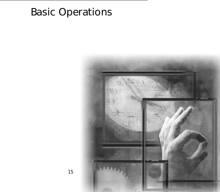 15Basic Operations