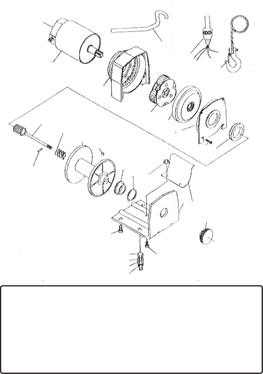 Chicago Electric 90282 Users Manual Winch