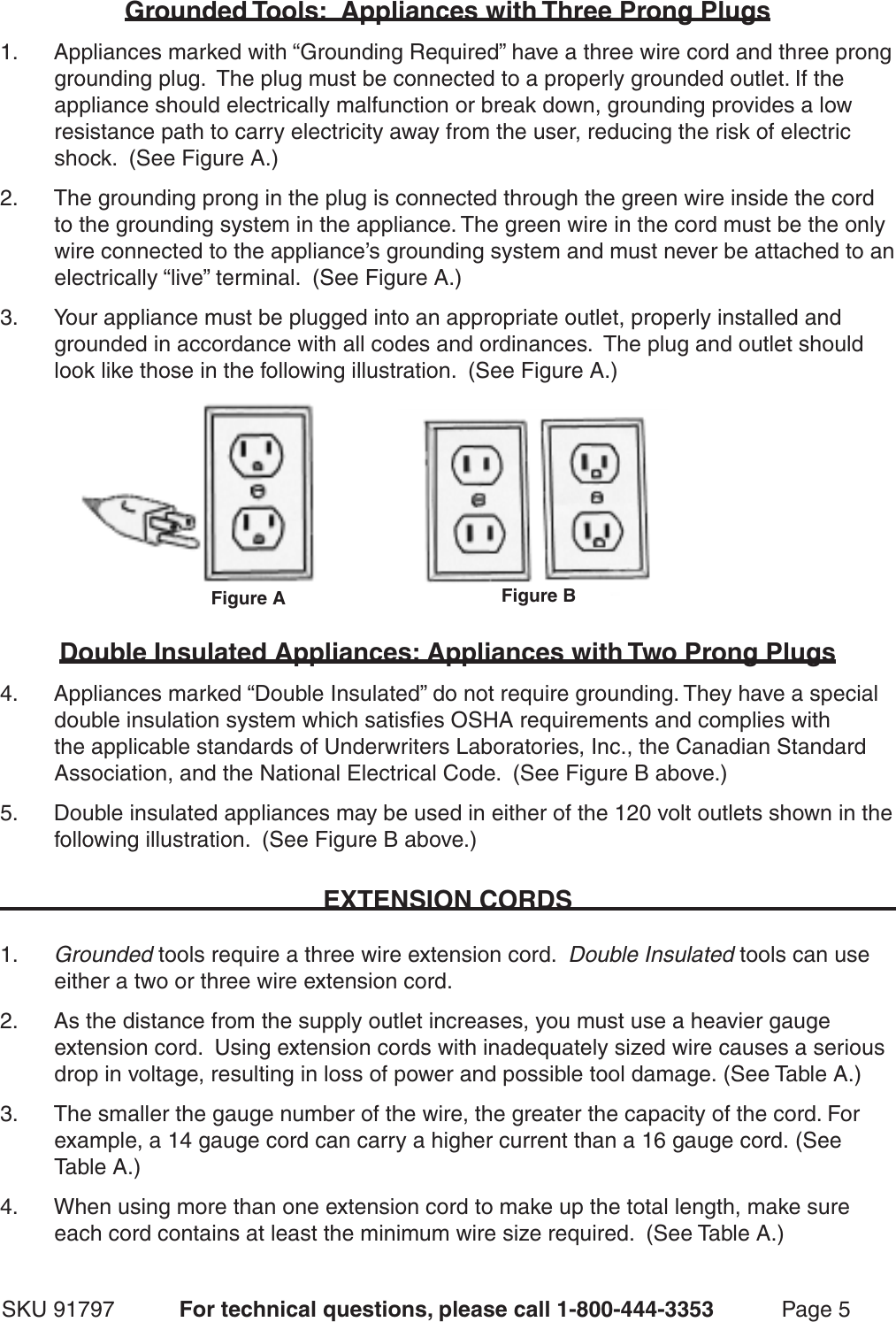 Page 5 of 12 - Chicago-Electric Chicago-Electric-91797-Users-Manual-  Chicago-electric-91797-users-manual