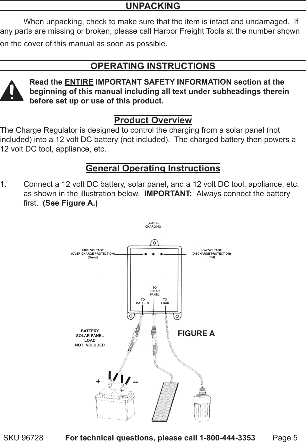 Page 5 of 7 - Chicago-Electric Chicago-Electric-96728-Users-Manual-  Chicago-electric-96728-users-manual