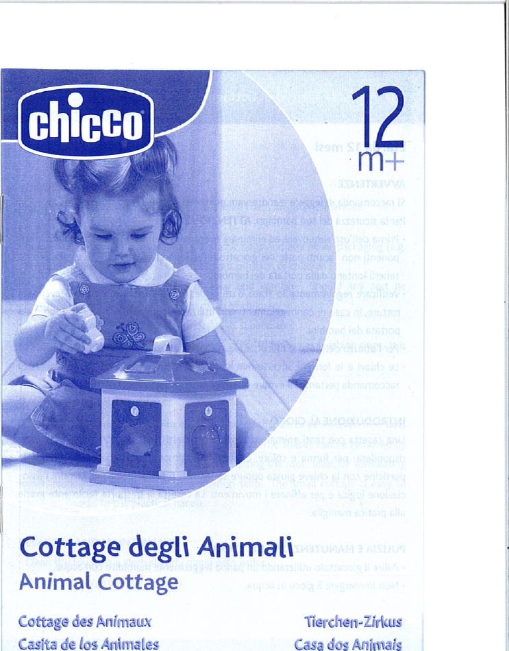 Chicco Animal Cottage Owners Manual