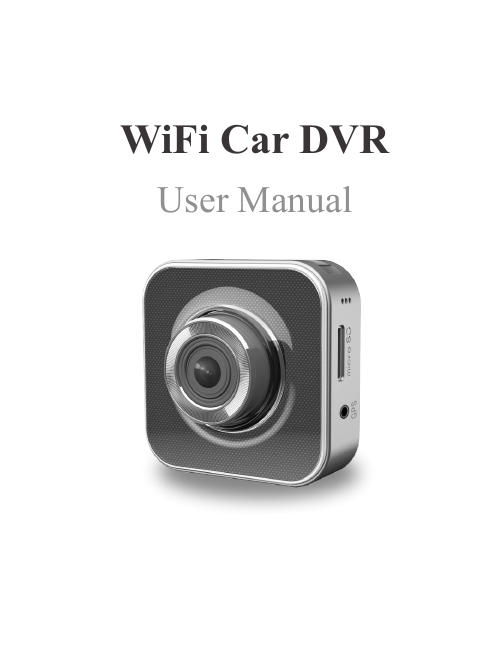 WiFi Car DVR User Manual