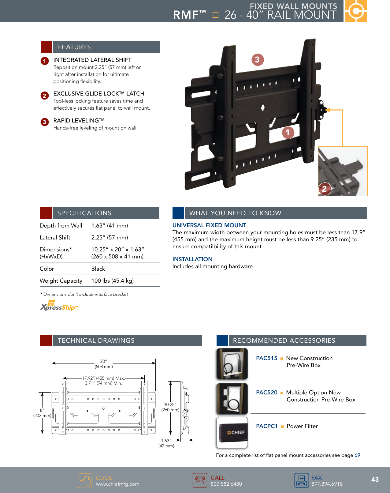 Page 1 of 1 - Chief-Manufacturing Chief-Manufacturing-Rmf-Users-Manual-  Chief-manufacturing-rmf-users-manual