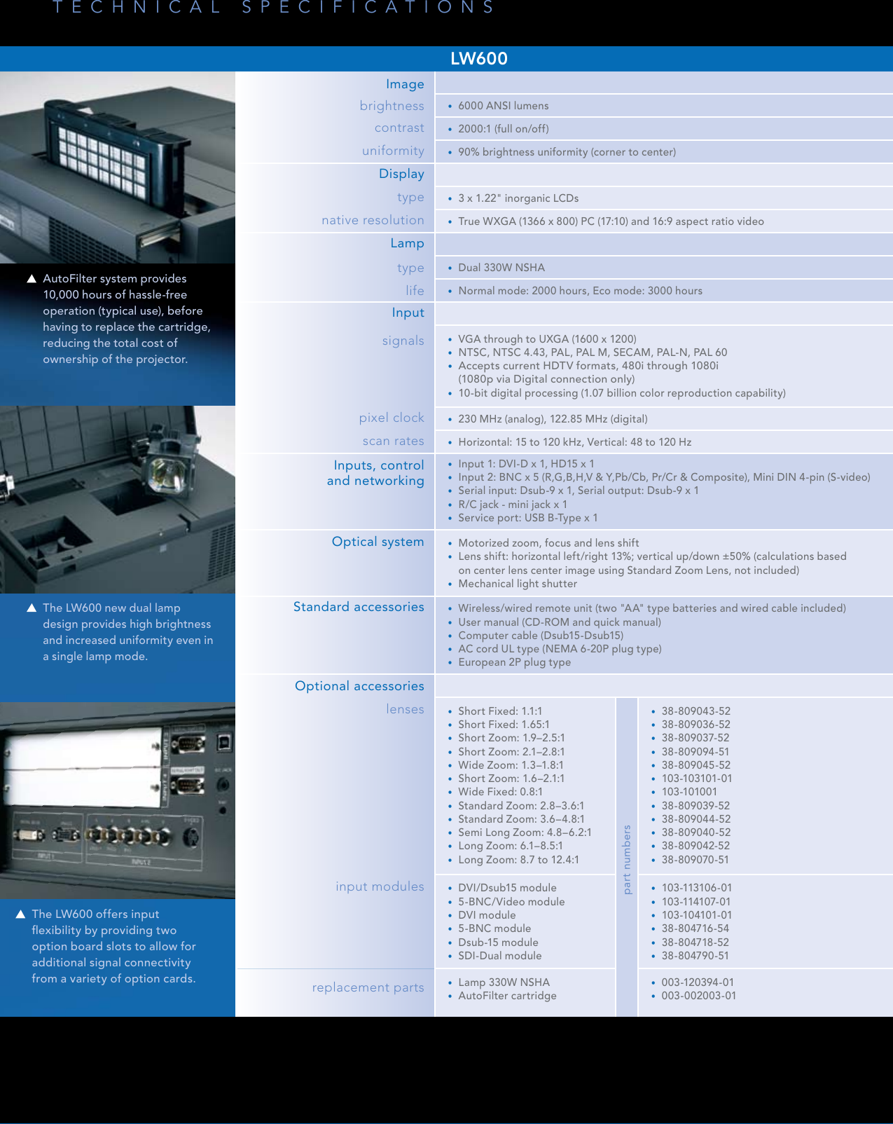 Page 2 of 4 - Christie-Digital-Systems Christie-Digital-Systems-Lw600-Users-Manual-  Christie-digital-systems-lw600-users-manual