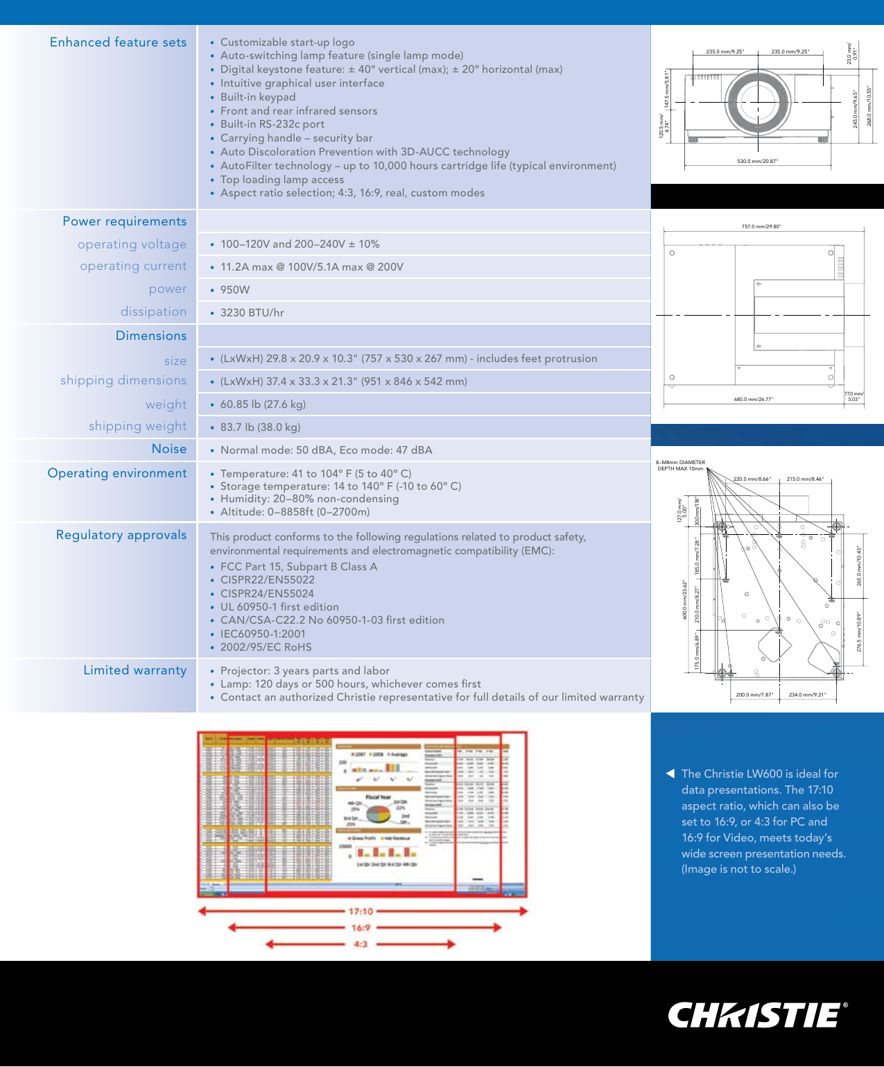 Page 3 of 4 - Christie-Digital-Systems Christie-Digital-Systems-Lw600-Users-Manual-  Christie-digital-systems-lw600-users-manual