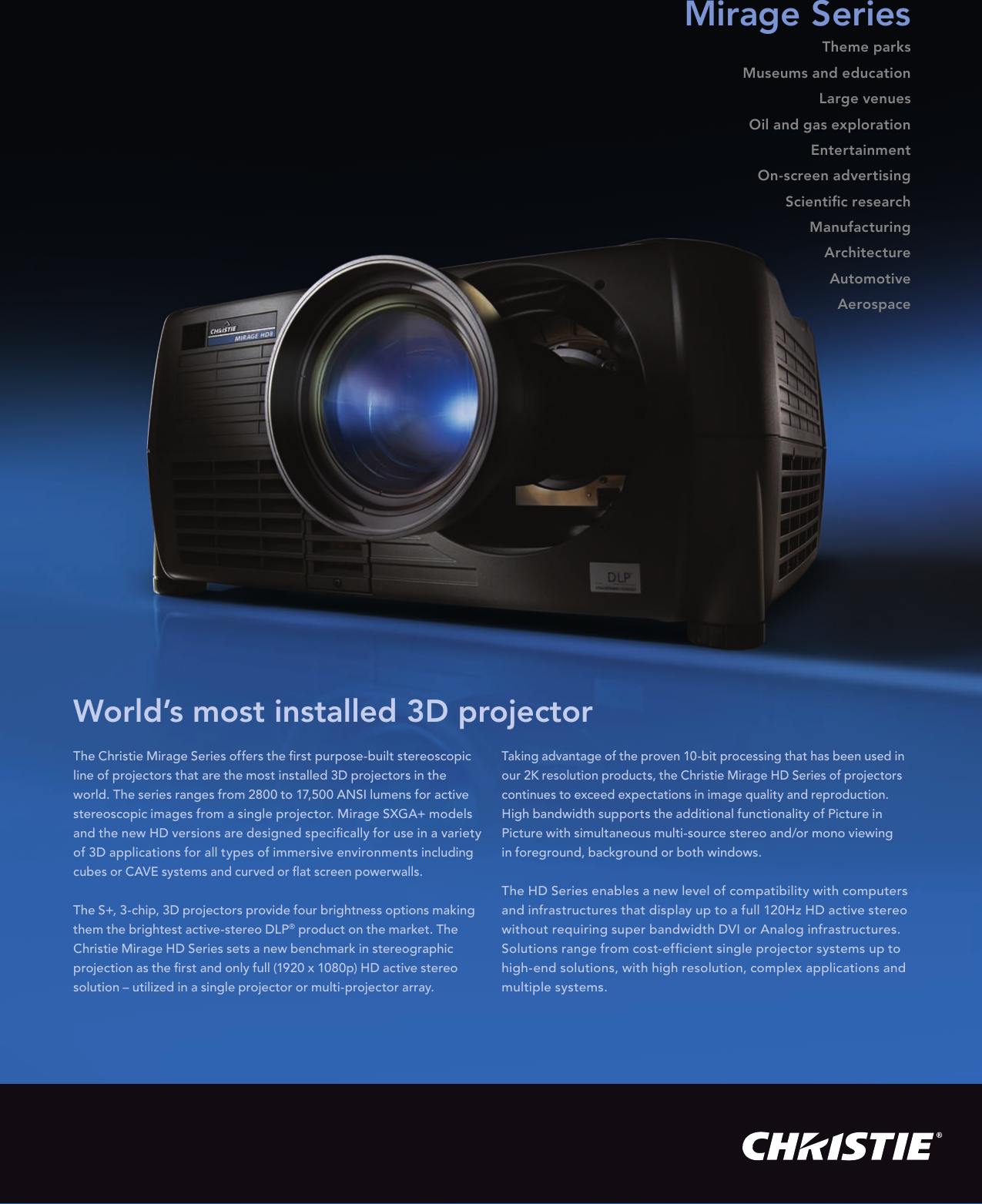 Page 1 of 8 - Christie-Digital-Systems Christie-Digital-Systems-Mirage-Series-Users-Manual-  Christie-digital-systems-mirage-series-users-manual