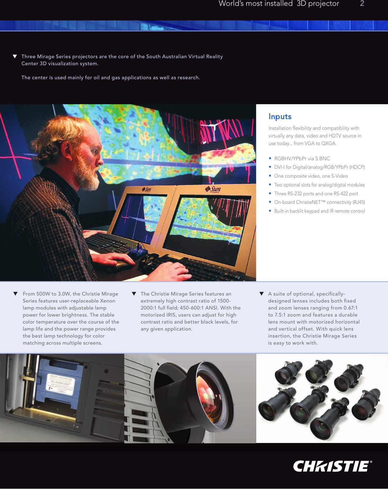 Page 3 of 8 - Christie-Digital-Systems Christie-Digital-Systems-Mirage-Series-Users-Manual-  Christie-digital-systems-mirage-series-users-manual