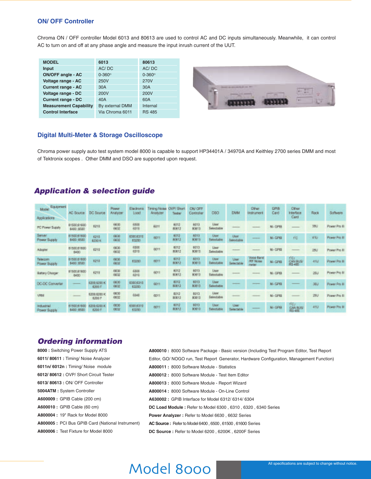 Page 11 of 12 - Chroma-Usa Chroma-Usa-8000-Users-Manual-  Chroma-usa-8000-users-manual