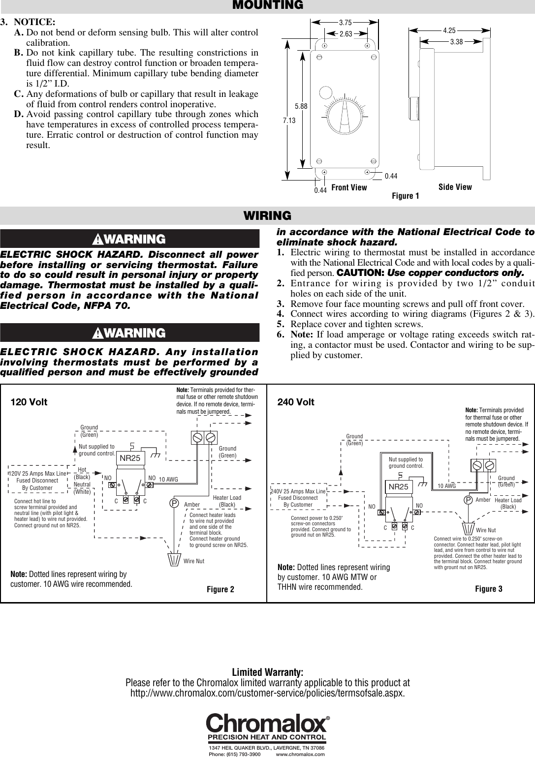 Page 2 of 2 - Chromalox Chromalox-Gnit-5-Users-Manual- PK479-3 CHX  Chromalox-gnit-5-users-manual