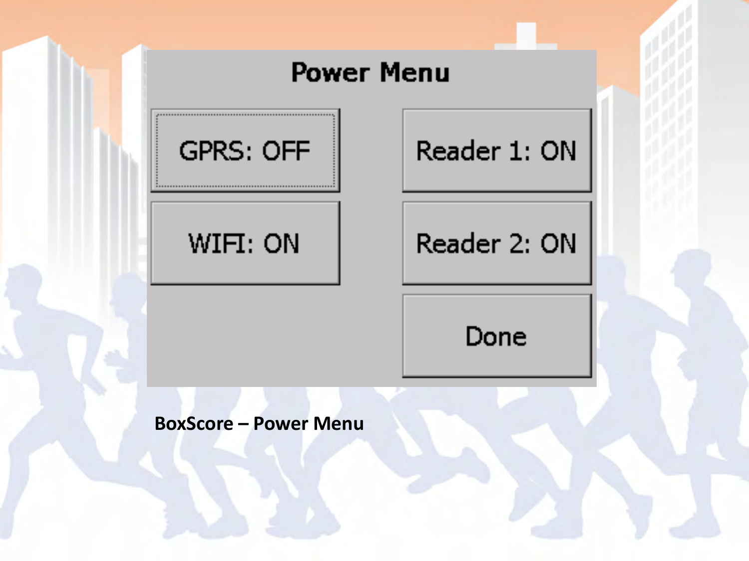 BoxScore – Power Menu 