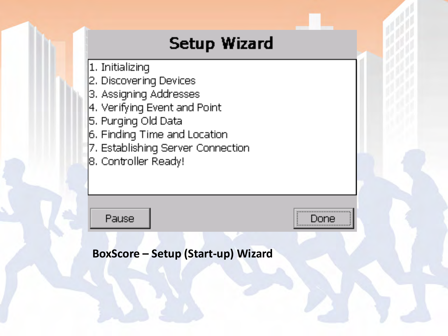 BoxScore – Setup (Start-up) Wizard 