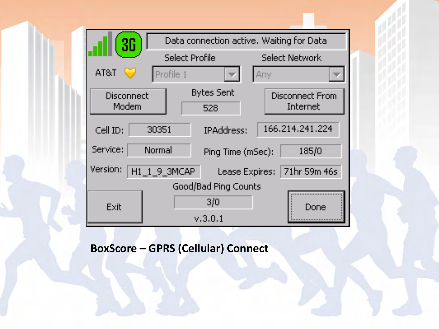 BoxScore – GPRS (Cellular) Connect 