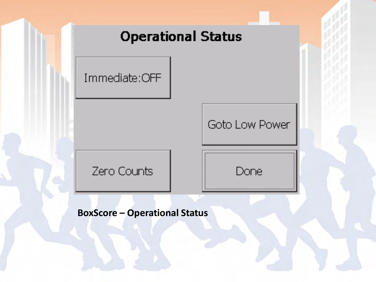 BoxScore – Operational Status 