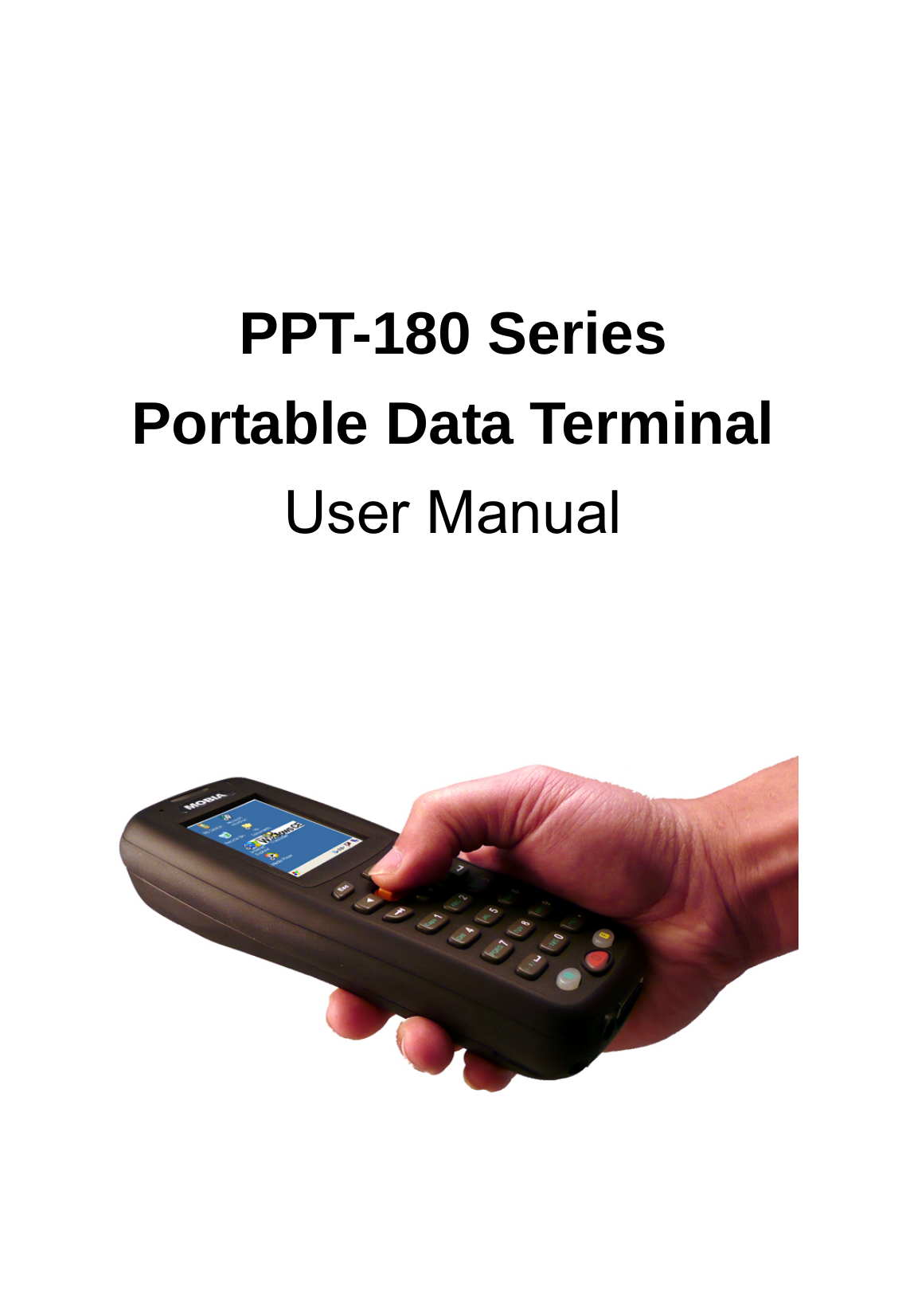        PPT-180 Series Portable Data Terminal User Manual  