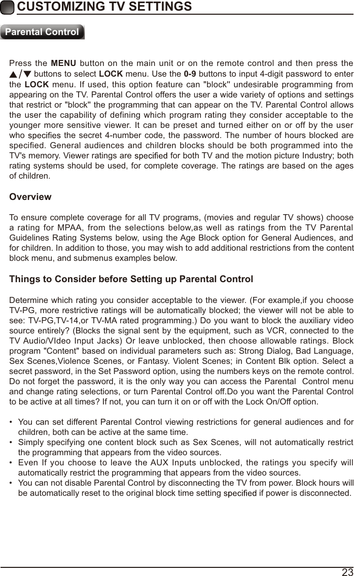 Page 26 of Chunghsin Technology Group 3216H 32 inch HD DLED TV User Manual ELST3216H1