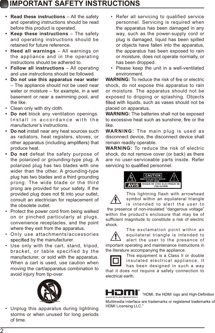 Page 5 of Chunghsin Technology Group 3216H 32 inch HD DLED TV User Manual ELST3216H1