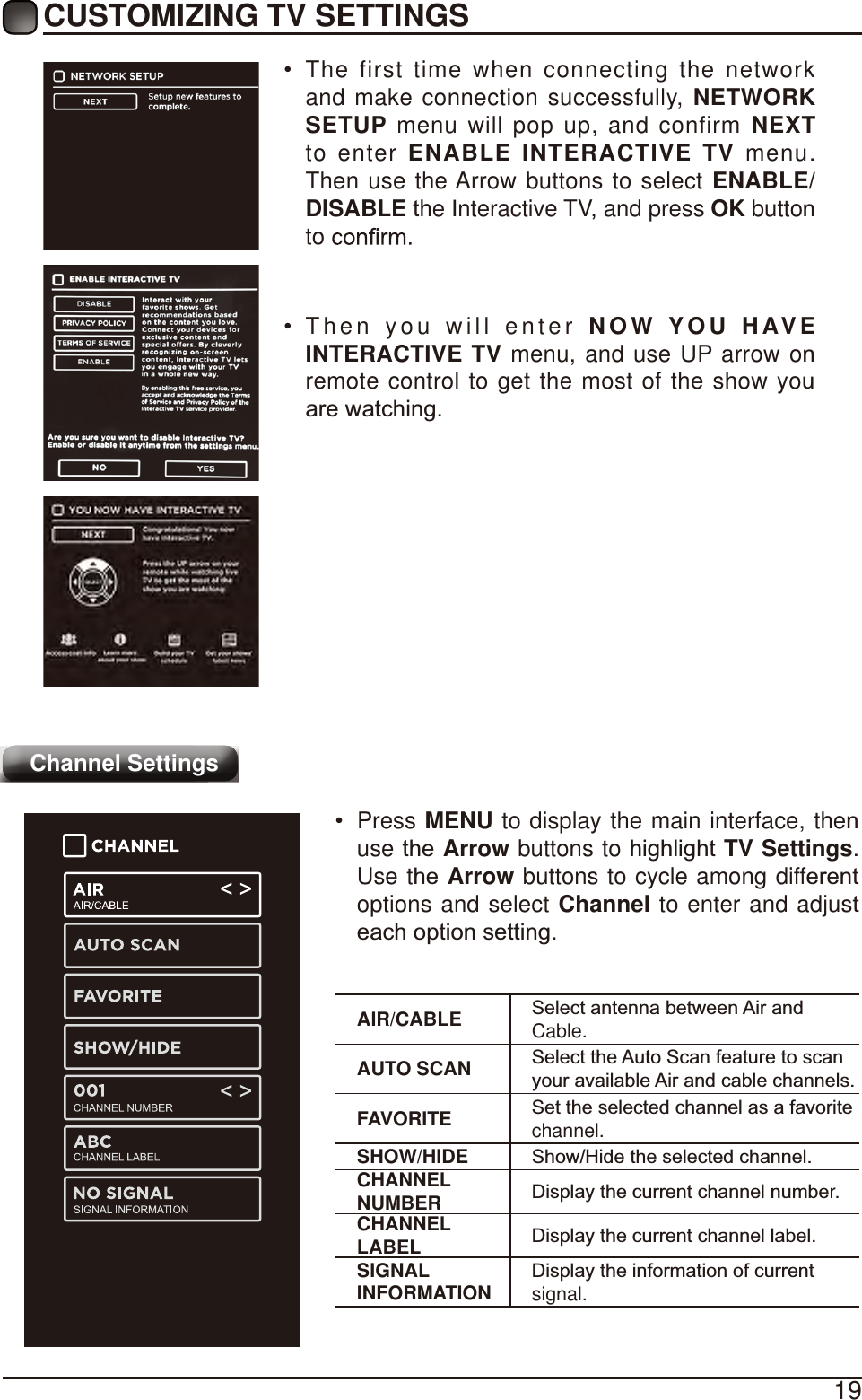 Page 21 of Chunghsin Technology Group 3917BF1 38.5inch HD SMART TV User Manual 