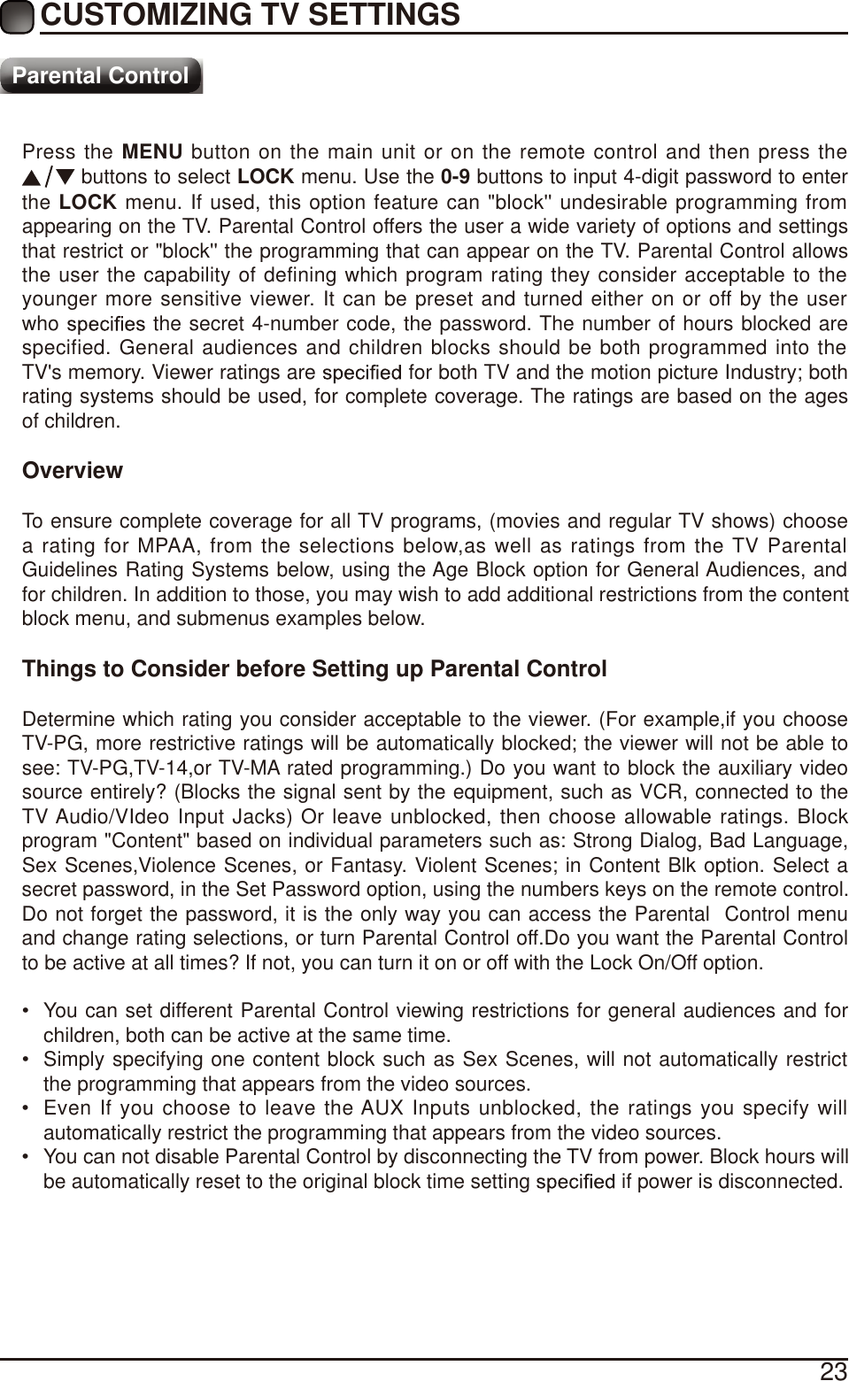 Page 25 of Chunghsin Technology Group 3917BF1 38.5inch HD SMART TV User Manual 