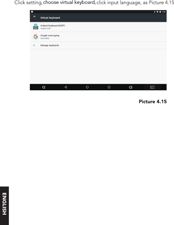 choose virtual keyboard,