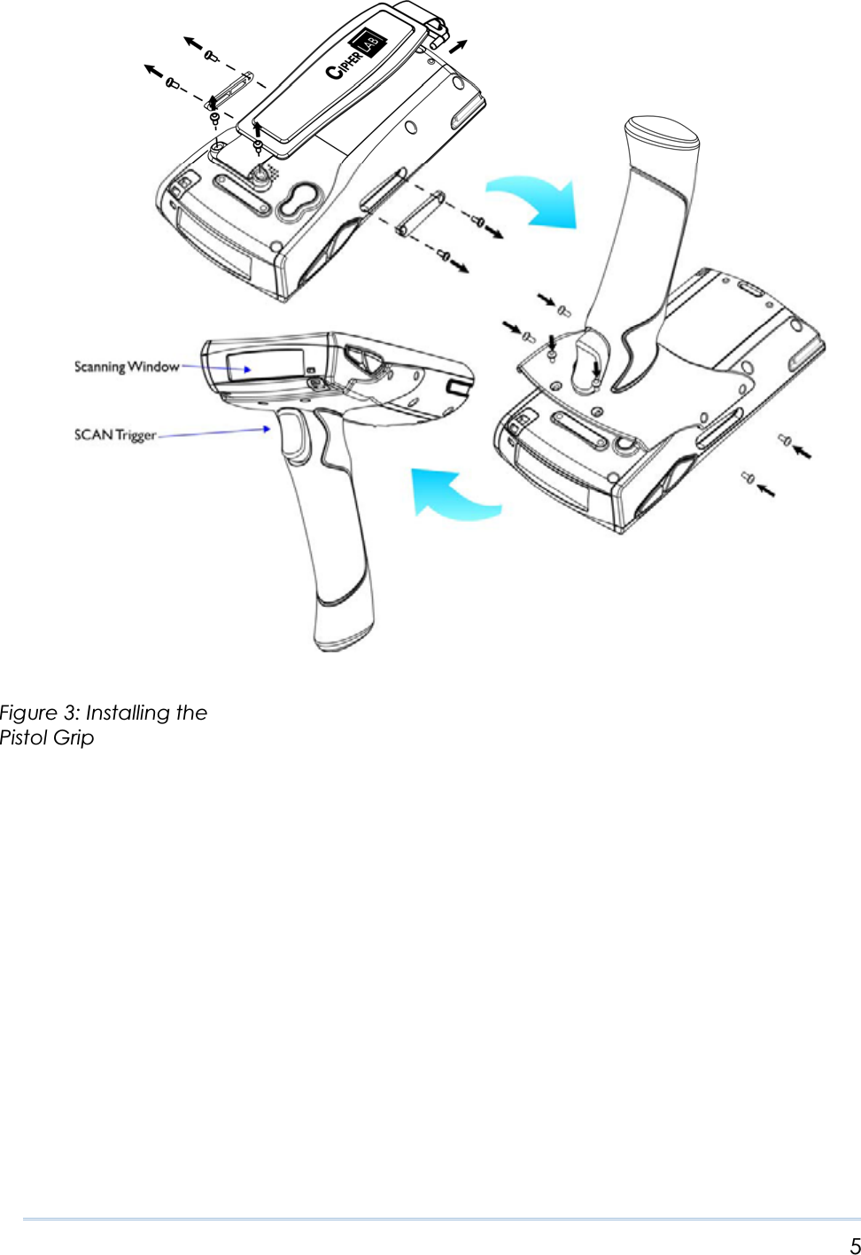 5Figure 3: Installing the Pistol Grip 