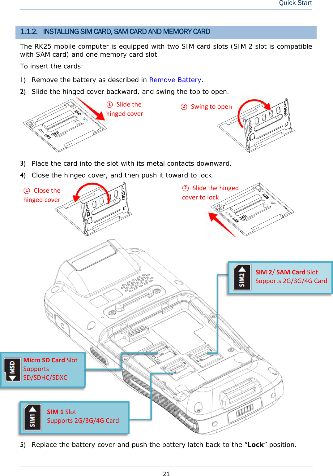 Page 25 of CipherLab RK25 Mobile Computer User Manual  1 rev
