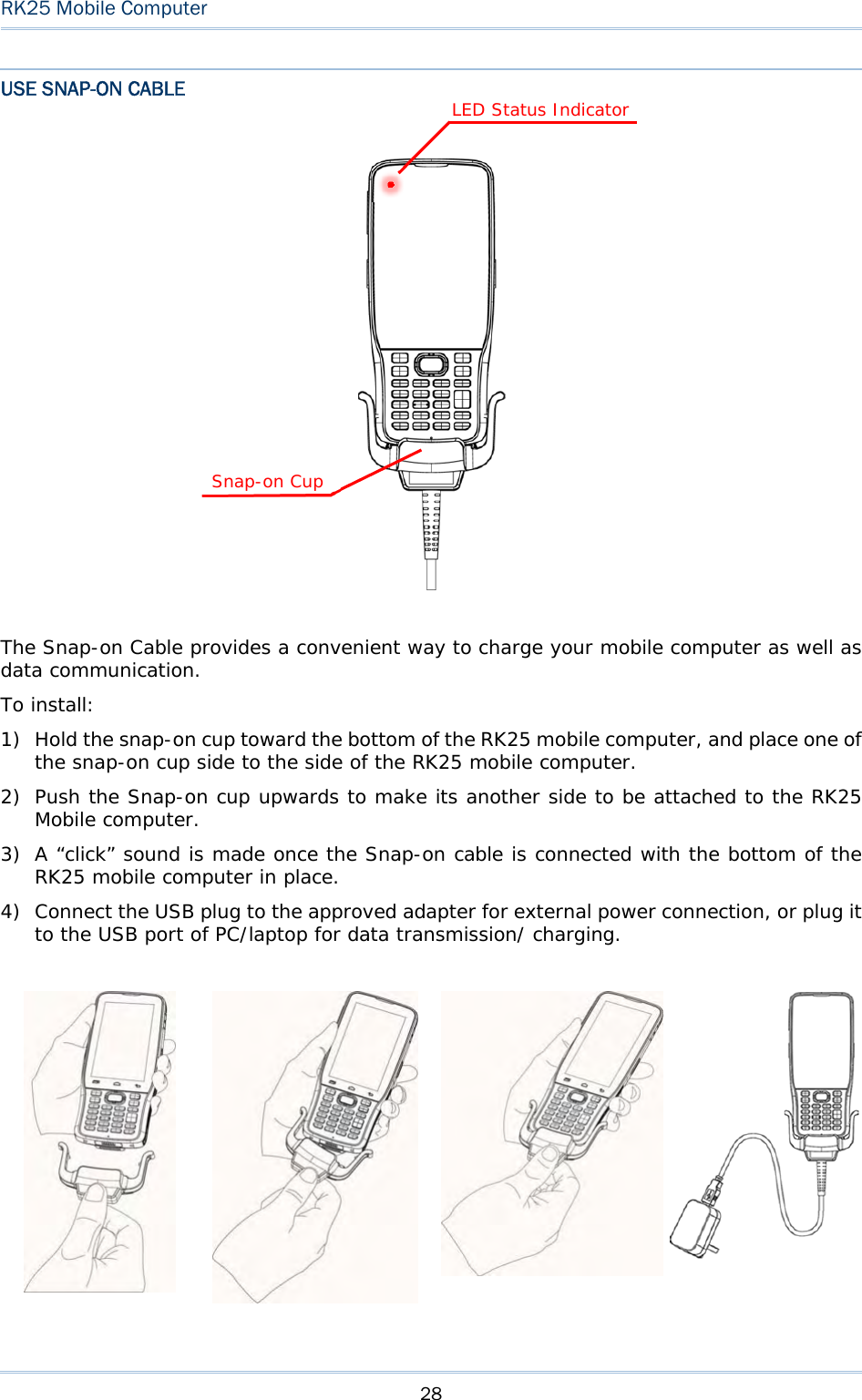 Page 32 of CipherLab RK25 Mobile Computer User Manual  1 rev