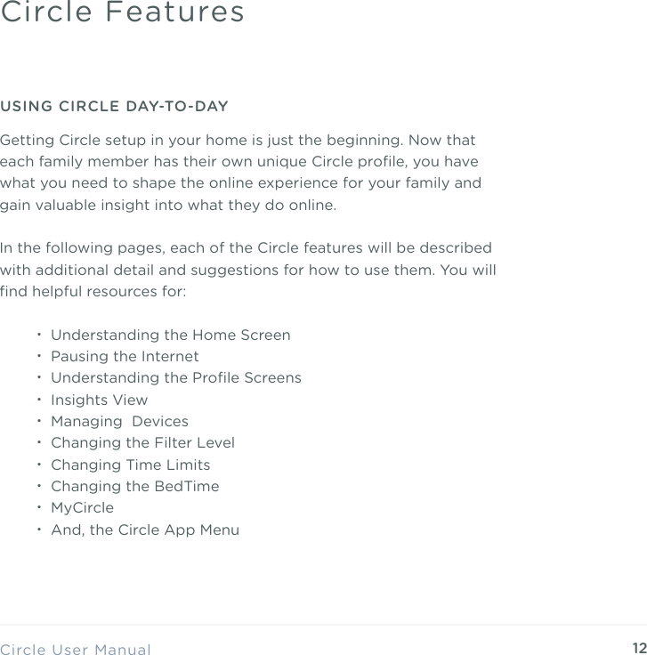 Page 12 of Circle Media CIRCLE2 Circle User Manual Phil Edit key