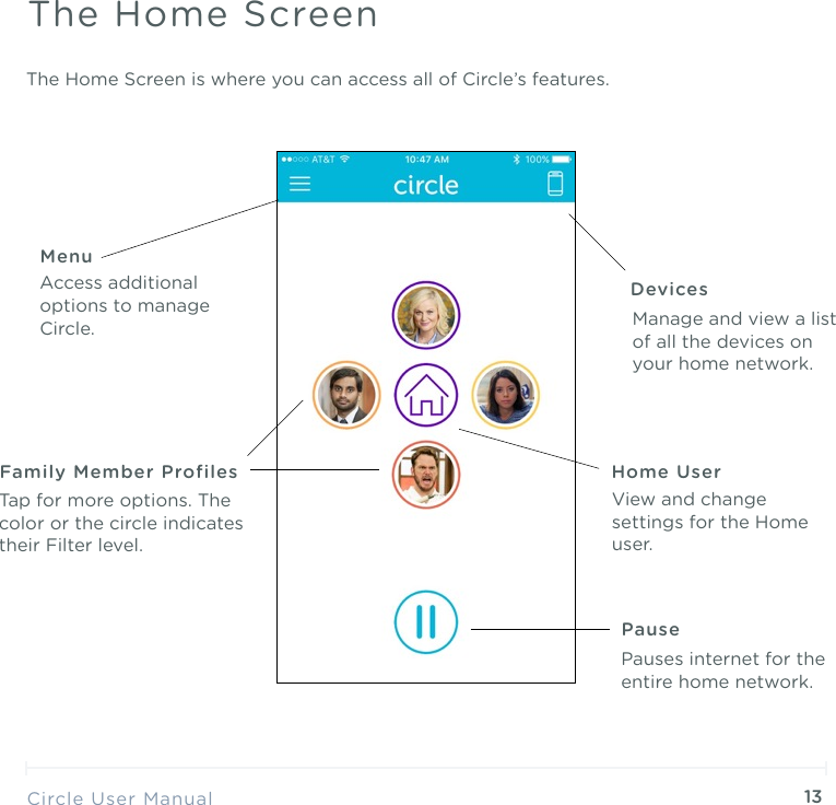 Page 13 of Circle Media CIRCLE2 Circle User Manual Phil Edit key