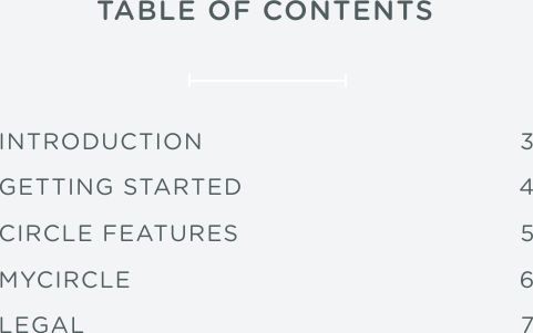 Page 2 of Circle Media CIRCLE2 Circle User Manual Phil Edit key