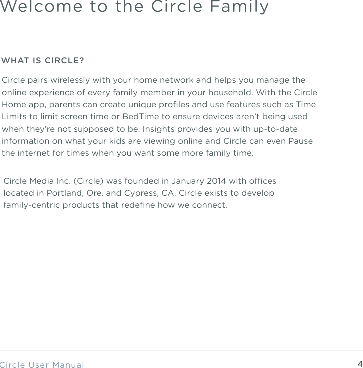 Page 4 of Circle Media CIRCLE2 Circle User Manual Phil Edit key