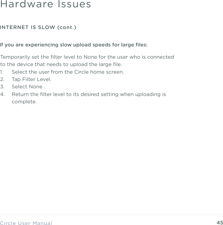 Page 45 of Circle Media CIRCLE2 Circle User Manual Phil Edit key