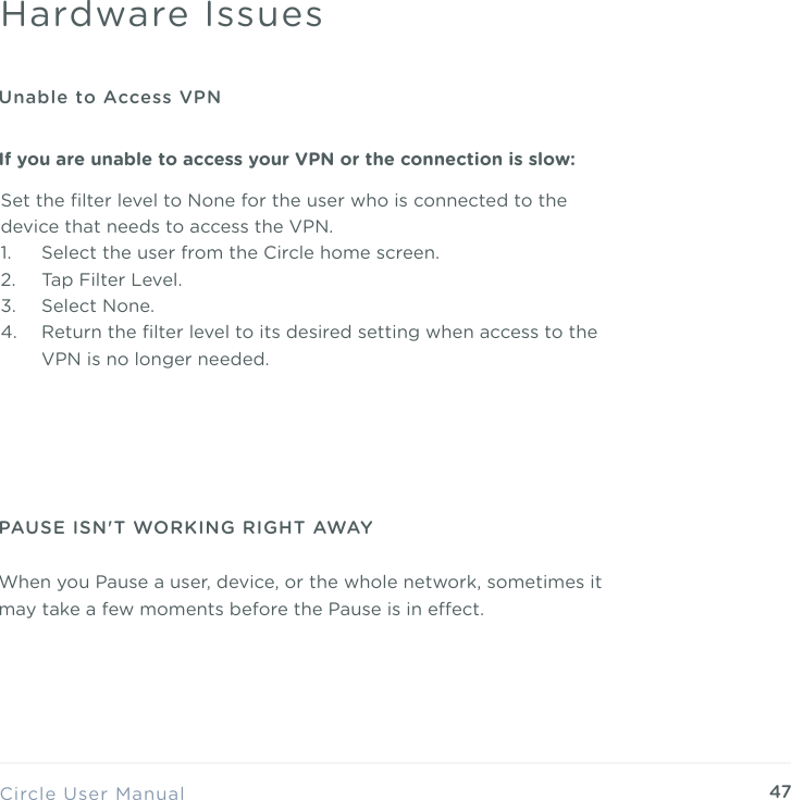 Page 47 of Circle Media CIRCLE2 Circle User Manual Phil Edit key