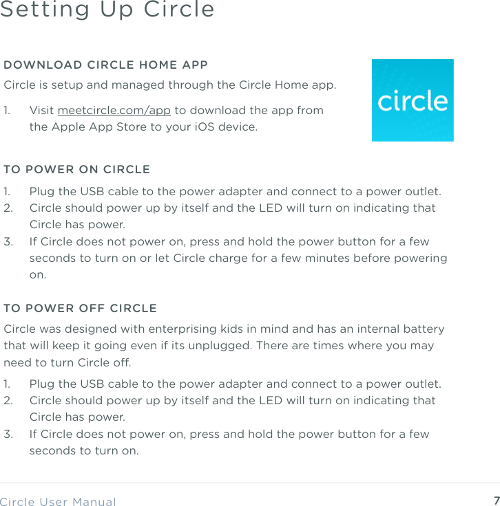Page 7 of Circle Media CIRCLE2 Circle User Manual Phil Edit key
