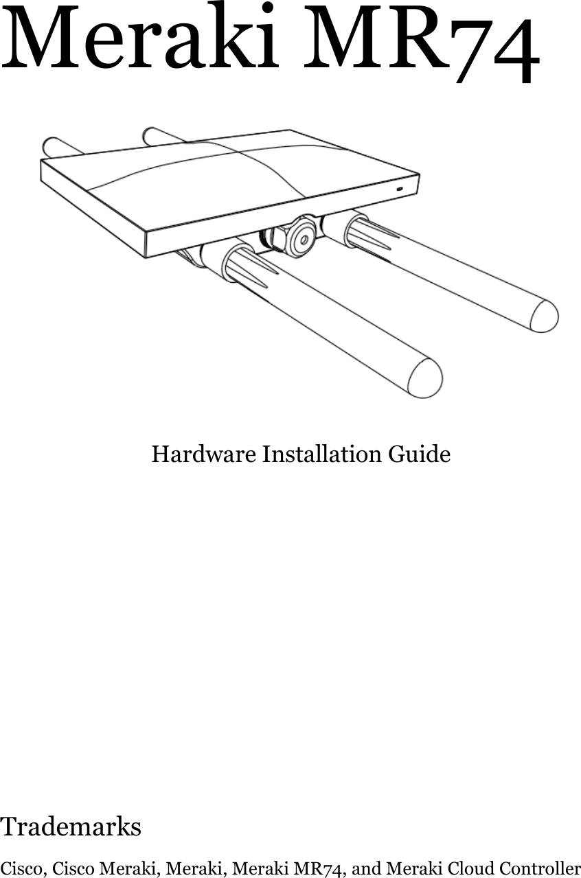 Cisco Systems Ap Outdoor User Manual Mr74 Installation Guide Rev7 Update Pmn Ncc