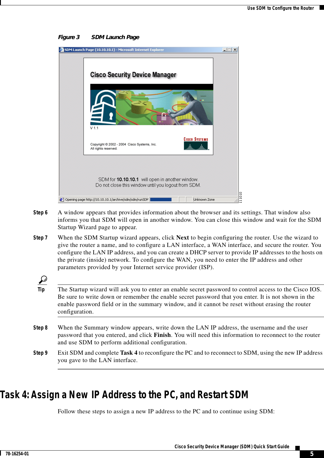 Page 5 of 10 - Cisco-Systems Cisco-Systems-1701-Getting-Started-Guide- Sdmsupp  Cisco-systems-1701-getting-started-guide