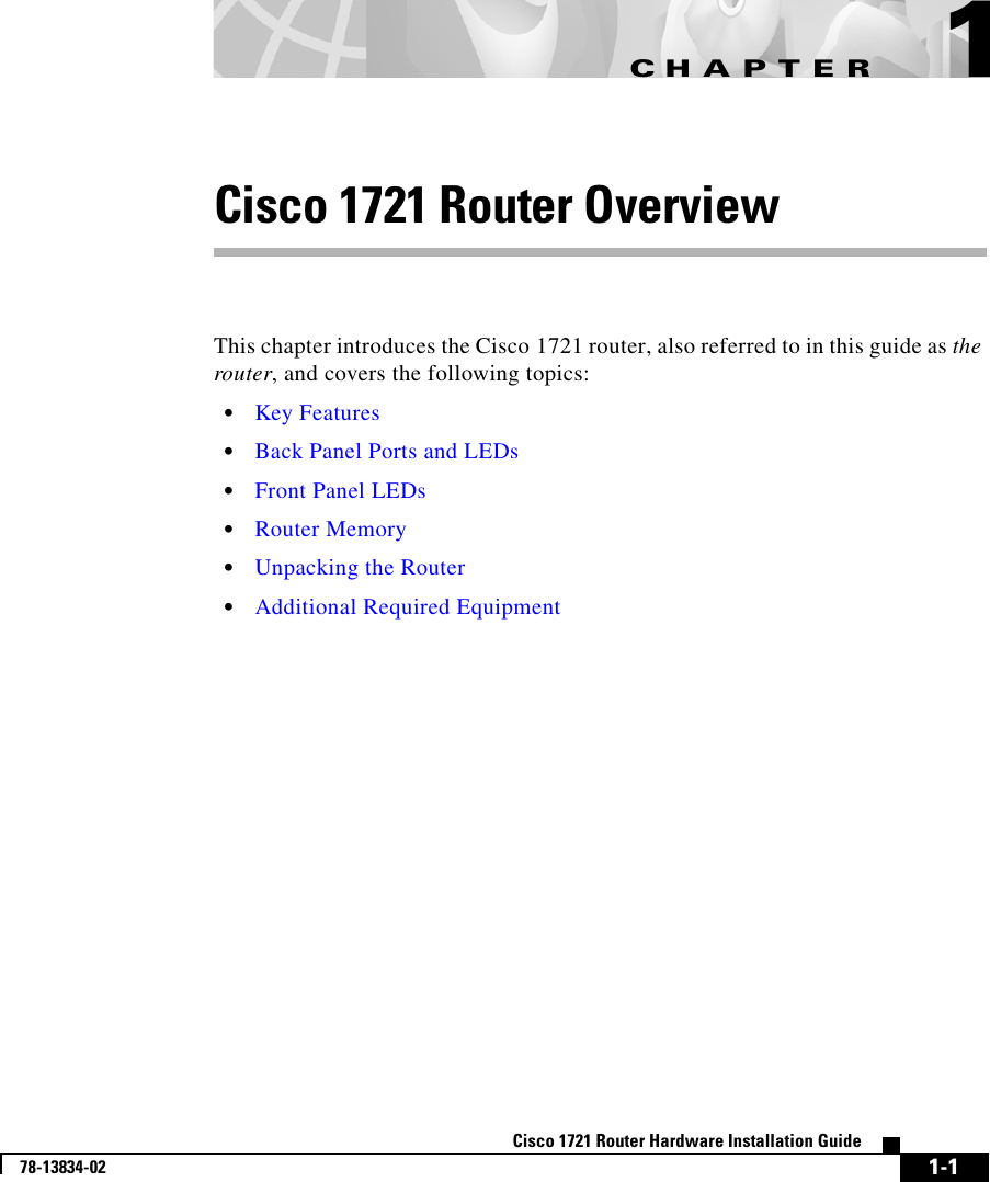 Page 1 of 10 - Cisco-Systems Cisco-Systems-1721-Overview- 1721ovw.mif  Cisco-systems-1721-overview