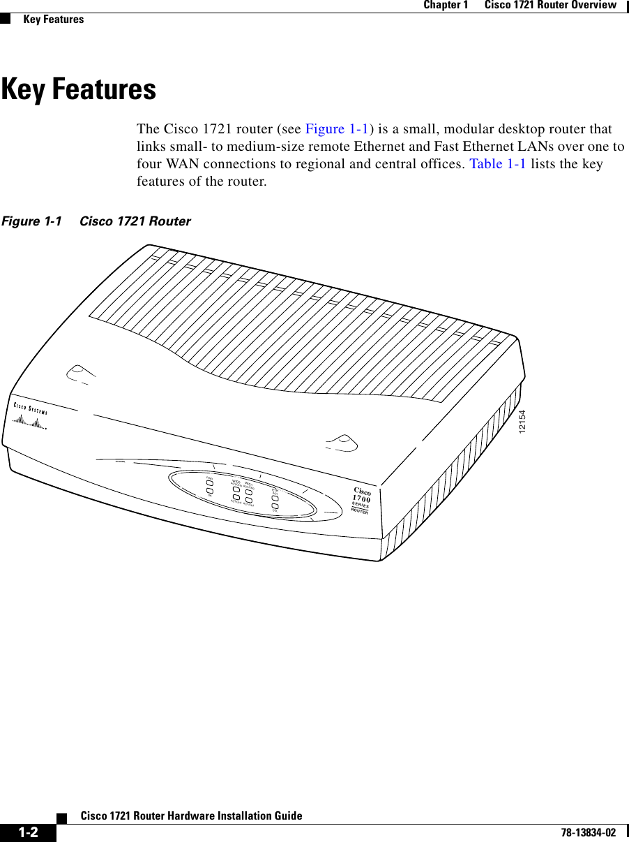 Page 2 of 10 - Cisco-Systems Cisco-Systems-1721-Overview- 1721ovw.mif  Cisco-systems-1721-overview