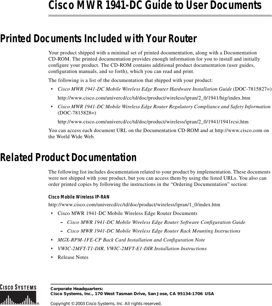 Page 1 of 6 - Cisco-Systems Cisco-Systems-1941-Dc-Users-Manual- 1941map2  Cisco-systems-1941-dc-users-manual