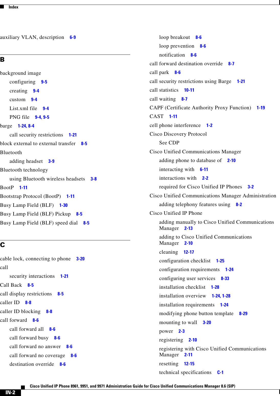 Page 2 of 12 - Cisco-Systems Cisco-Systems-Communication-Manager-9971-Users-Manual- Cisco Unified IP Phone 8961, 9951, And 9971 Administration Guide For Communications Manager 8.0 (SIP)  Cisco-systems-communication-manager-9971-users-manual